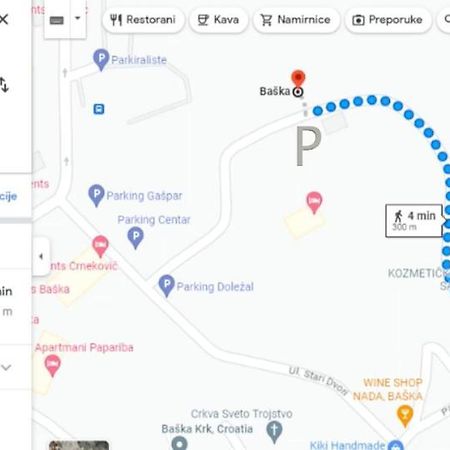Apartment Caramella Башка Екстер'єр фото